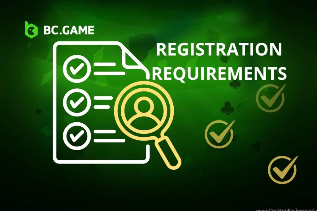 BC Game Registration Requirements